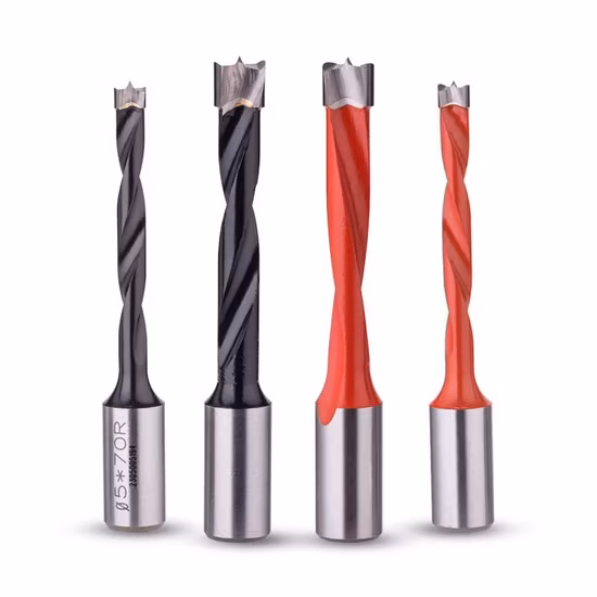Tungsten Carbide Tipped Brad Point Wood Drill Bit for Woodworking