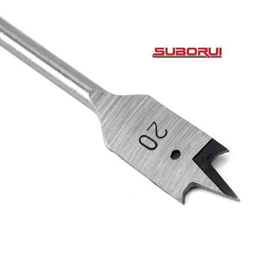 Spade Drill Bit Set- Black Coating, Premium Carbon Steel, Paddle Flat Bits for Woodworking, Assorted Bits