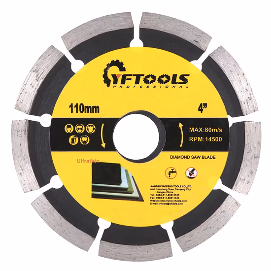 Segmented Diamond Saw Blades for Marble, Granite, Concrete, Stone Material Cutting