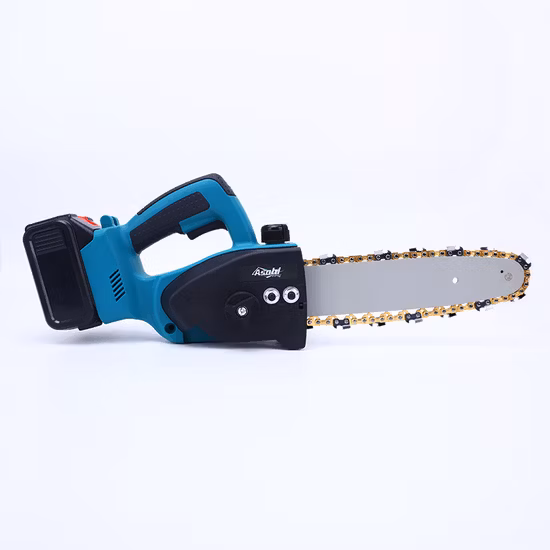 10 Inch Electric Saw Chainsaw 2000W Rechargeable Brushless Motor Woodworking Cutter Garden Tool for 18V Battery