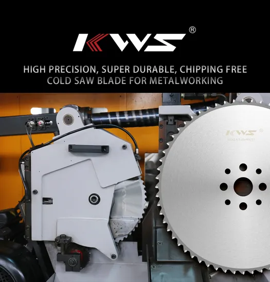 Kws Long Service Life Cermet Circular Cold Cut Saw Blade with Smooth Cutting Surface