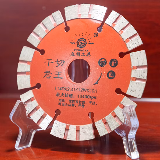 Marble Granite Concrete Lime Stone Dry Cut 4 " Concrete Hard Granite Diamond Saw Blade