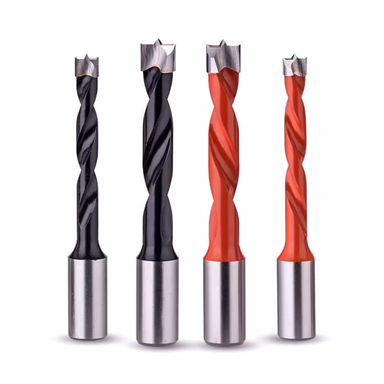 Tungsten Carbide Tipped Brad Point Wood Drill Bit for Woodworking
