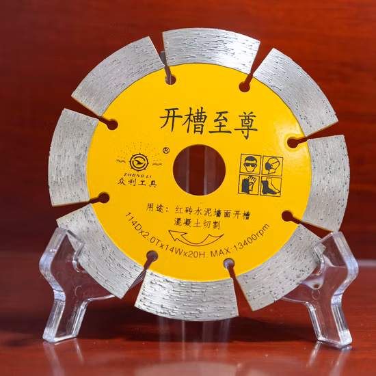 Marble Granite Concrete Lime Stone Dry Cut 4 " Concrete Hard Granite Diamond Saw Blade